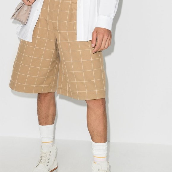Jacquemus Quadri check Bermuda shorts